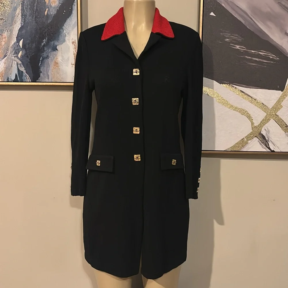 Vintage St. John Collection Knee-Length Dress size 2 - Picture 4 of 12